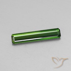 Turmalina verde natural 2,07ct, corte esmeralda, VS
