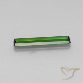 Turmalina verde natural 2,07ct, corte esmeralda, VS