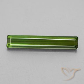 2.32ct Natural verde escuro Turmalina, Corte Esmeralda, VVS-VS