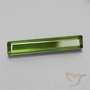 Turmalina verde escuro Natural 2.32ct, Corte Octógono / Esmeralda, VVS-VS
