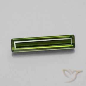 2.32ct Natural Verde médio Turmalina, Corte Esmeralda, VVS-VS