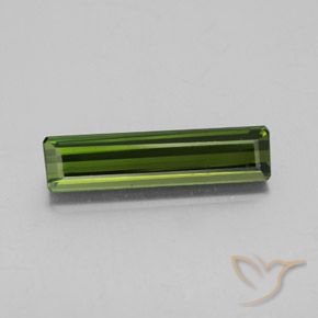 2.49ct Natural Verde médio Turmalina, Corte Esmeralda, VS