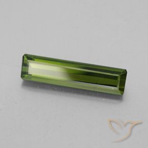 Turmalina Verde médio Natural 2.49ct, Corte Octógono / Esmeralda, VS