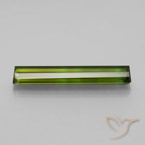 Turmalina Verde médio Natural 2.33ct, Corte Octógono / Esmeralda, VVS-VS
