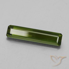 Turmalina Verde floresta Natural 2.11ct, Corte Octógono / Esmeralda, VVS