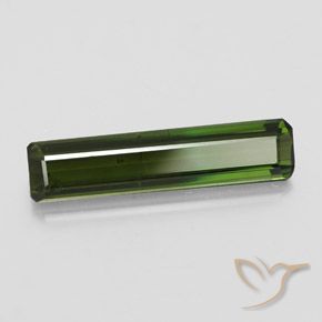 Turmalina Verde escuro Natural 2.55ct, Corte Octógono / Esmeralda, SI