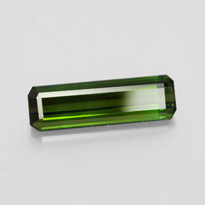 Turmalina verde natural 2,45ct, corte esmeralda, VVS