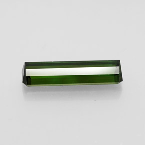 Turmalina verde natural 2,45ct, corte esmeralda, VVS