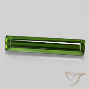 2.36ct Natural verde escuro Turmalina, Corte Esmeralda, VVS-VS