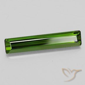 Turmalina verde escuro Natural 2.36ct, Corte Octógono / Esmeralda, VVS-VS