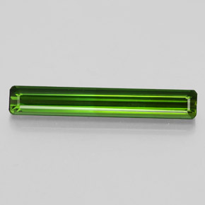 Turmalina verde natural 2,46ct, corte esmeralda, VS