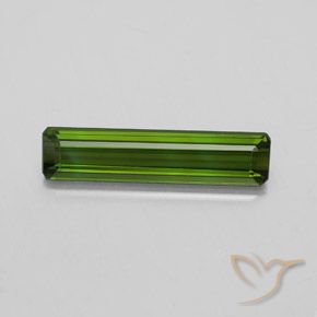 2.09ct Natural Verde escuro Turmalina, Corte Esmeralda, VS