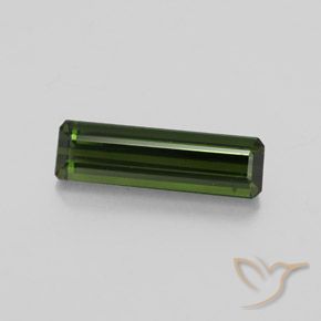 Turmalina Verde Terroso Natural 2.04ct, Corte Esmeralda, VS-SI