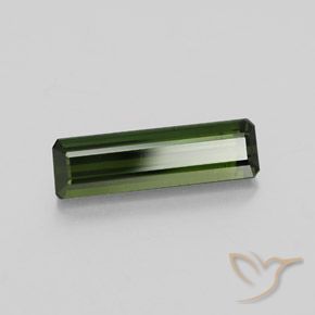 Turmalina Verde Terroso Natural 2.04ct, Corte Esmeralda, VS-SI