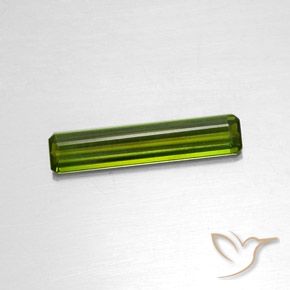 1.88ct Natural Algas Verdes Turmalina, Corte Esmeralda, VVS-VS