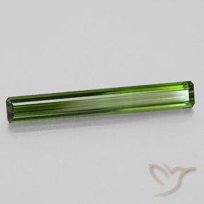 Turmalina Verde Terroso Natural 2.49ct, Corte Octógono / Esmeralda, VVS-VS