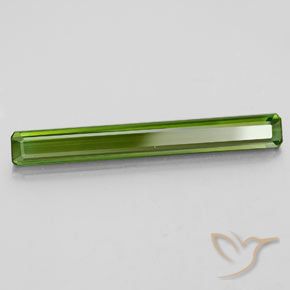 Turmalina verde escuro Natural 2.27ct, Corte Octógono / Esmeralda, VVS