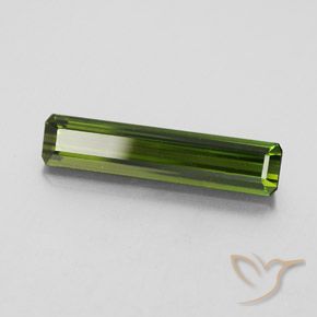 Turmalina Verde escuro Natural 2.58ct, Corte Octógono / Esmeralda, VVS