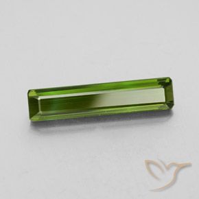 Turmalina Verde escuro Natural 2.44ct, Corte Octógono / Esmeralda, VVS