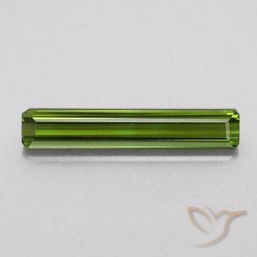 2.47ct Natural Algas Verdes Turmalina, Corte Esmeralda, VVS