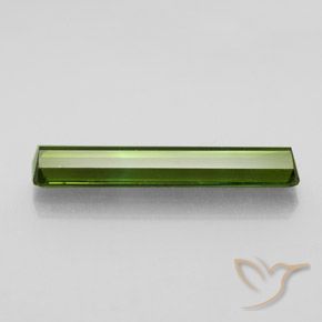 Turmalina Verde Terroso Natural 2.61ct, Corte Octógono / Esmeralda, VVS
