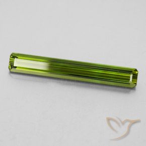 Turmalina Verde médio Natural 2.45ct, Corte Octógono / Esmeralda, VVS