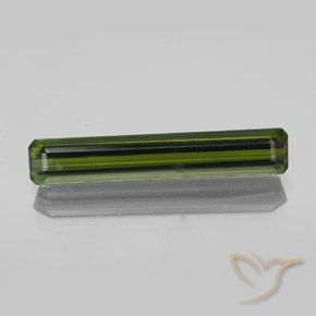 2.36ct Natural Verde floresta Turmalina, Corte Esmeralda, VVS-VS