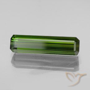Turmalina Verde Terroso Natural 2.22ct, Corte Octógono / Esmeralda, VVS-VS