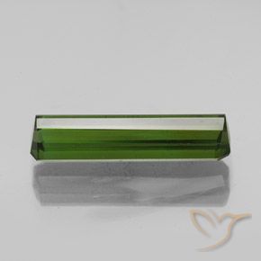 Turmalina Verde Terroso Natural 2.22ct, Corte Octógono / Esmeralda, VVS-VS
