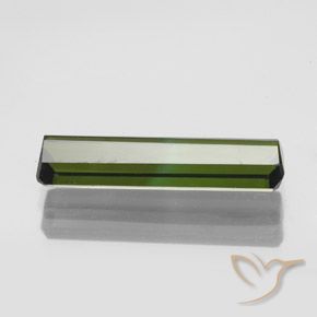 Turmalina verde escuro Natural 2.34ct, Corte Octógono / Esmeralda, VVS-VS