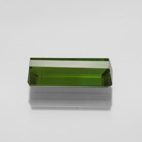 Turmalina Verde Terroso Natural 2.22ct, Corte Esmeralda, VS-SI