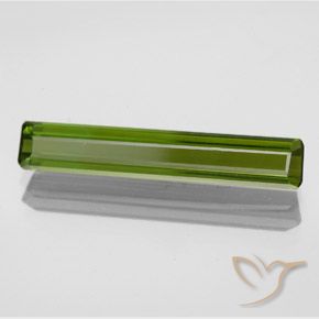 Turmalina verde quente Natural 2.29ct, Corte Octógono / Esmeralda, VVS