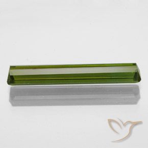 Turmalina verde quente Natural 2.29ct, Corte Octógono / Esmeralda, VVS