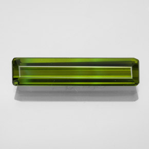 Turmalina verde natural 2,47ct, corte esmeralda, VVS-VS