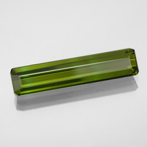Turmalina verde natural 2,47ct, corte esmeralda, VVS-VS