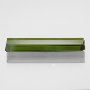 Turmalina verde natural 2,47ct, corte esmeralda, VVS-VS