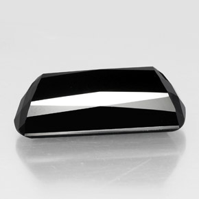 Turmalina preto natural 34,12ct, forma extravagante, opaco