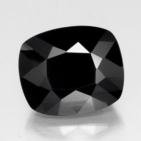 Turmalina Schorl Natural 22,46ct, Almofada cortada, Opaco