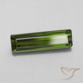 Turmalina Verde floresta Natural 2.37ct, Corte Octógono / Esmeralda, SI