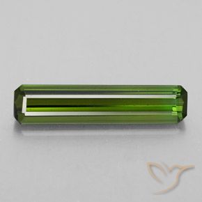 2.21ct Natural Verde amarelado Turmalina, Corte Esmeralda, VVS