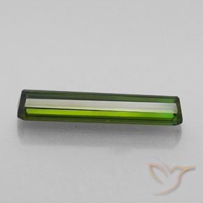 Turmalina Verde amarelado Natural 2.21ct, Corte Octógono / Esmeralda, VVS