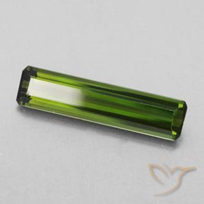 Turmalina Verde médio Natural 2.18ct, Corte Octógono / Esmeralda, VVS-VS