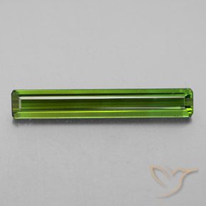 2.98ct Natural Verde amarelado Turmalina, Corte Esmeralda, VVS-VS