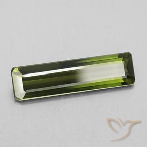 Turmalina Verde floresta Natural 2.20ct, Corte Octógono / Esmeralda, VS