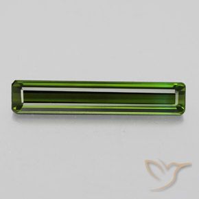 2.34ct Natural Verde escuro Turmalina, Corte Esmeralda, VVS