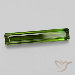 Turmalina Verde escuro Natural 2.34ct, Corte Octógono / Esmeralda, VVS