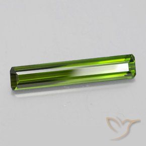 Turmalina Verde Terroso Natural 2.14ct, Corte Octógono / Esmeralda, VVS