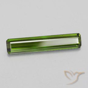 Turmalina Verde médio Natural 2.31ct, Corte Octógono / Esmeralda, VVS-VS