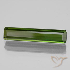 Turmalina Verde escuro Natural 2.40ct, Corte Octógono / Esmeralda, VVS