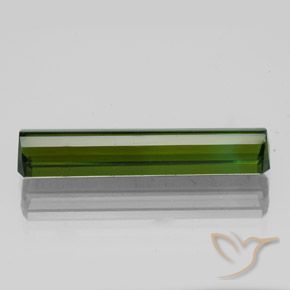 Turmalina Verde Terroso Natural 2.83ct, Corte Octógono / Esmeralda, VS